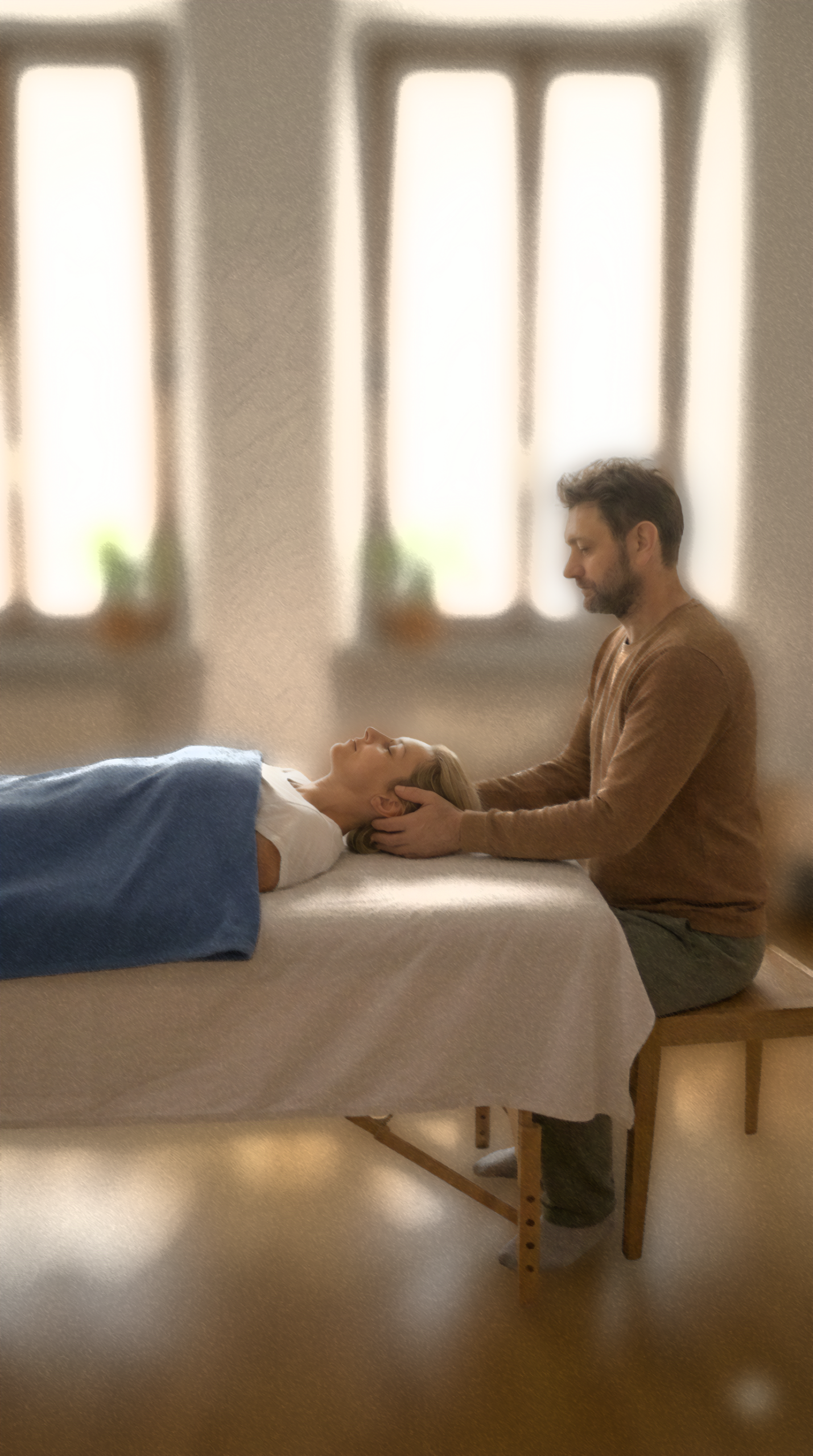 Trattamento craniale in Biodinamica Craniosacrale